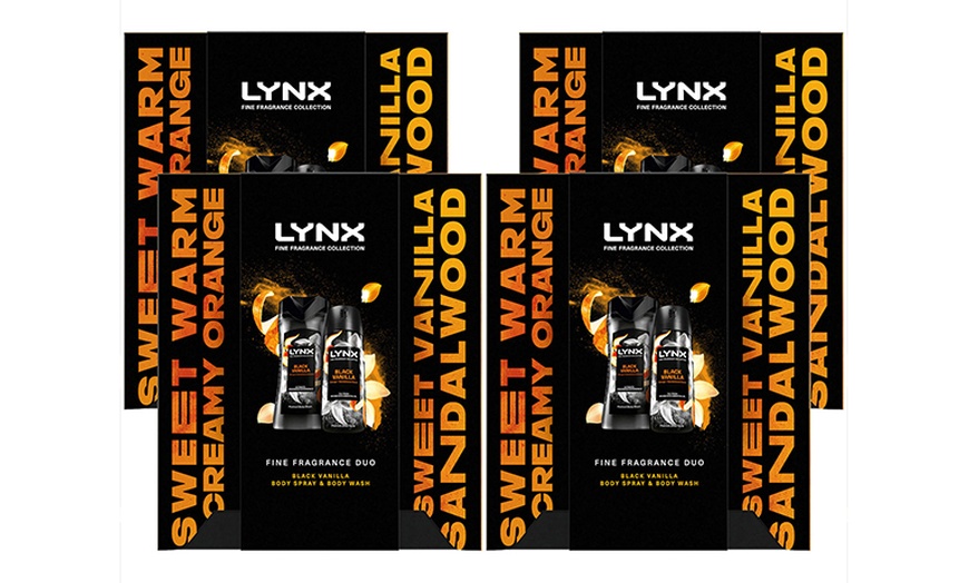 Image 5: Up to Four Lynx Black Vanilla Duo Gift Set of Body Spray and Wash