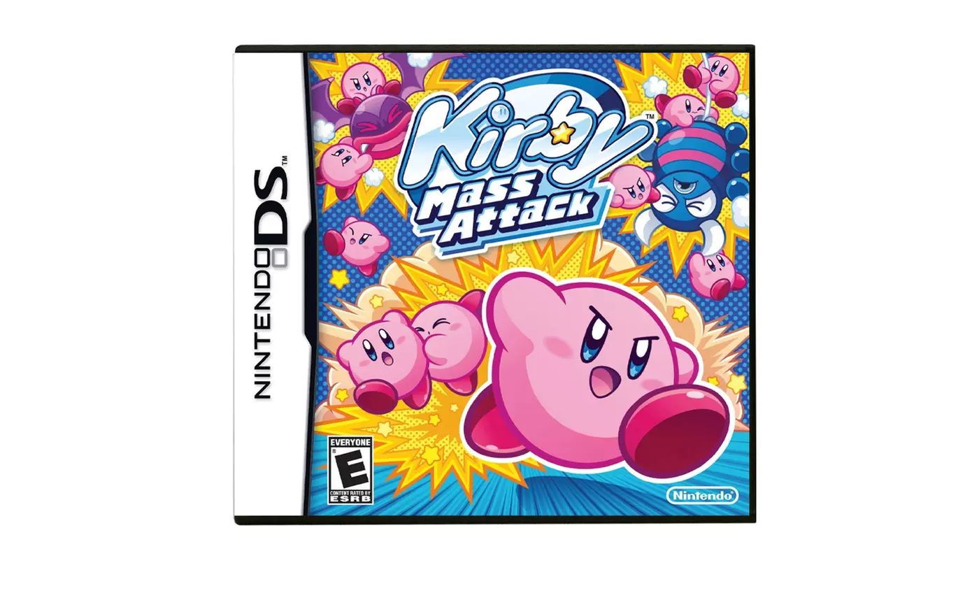 Nintendo DS Game Bundle with Kirby Mass Attack and Pokémon White 2. Free Returns. - Second Medium