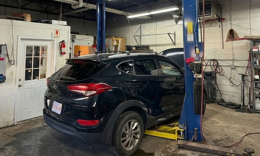 Image 2: One Full Synthetic Oil Change with Brake Inspection and Tire Rotation