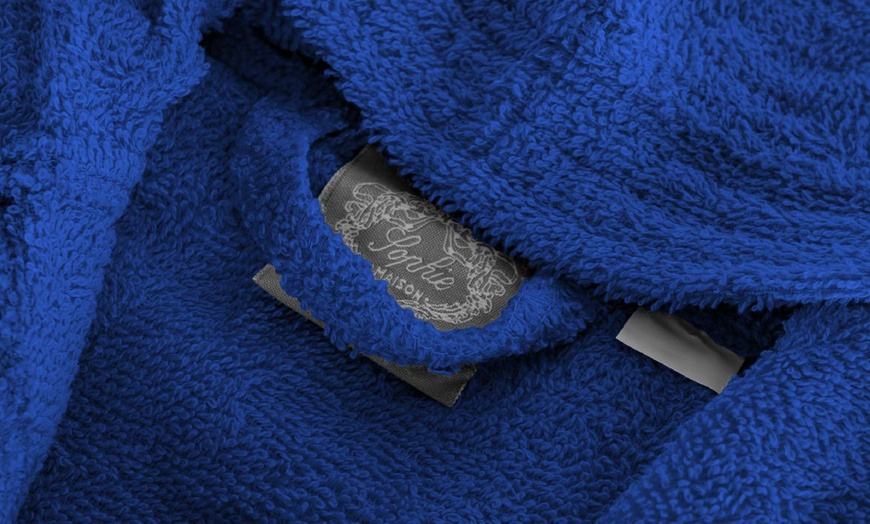 Image 8: Peignoir enfant en éponge