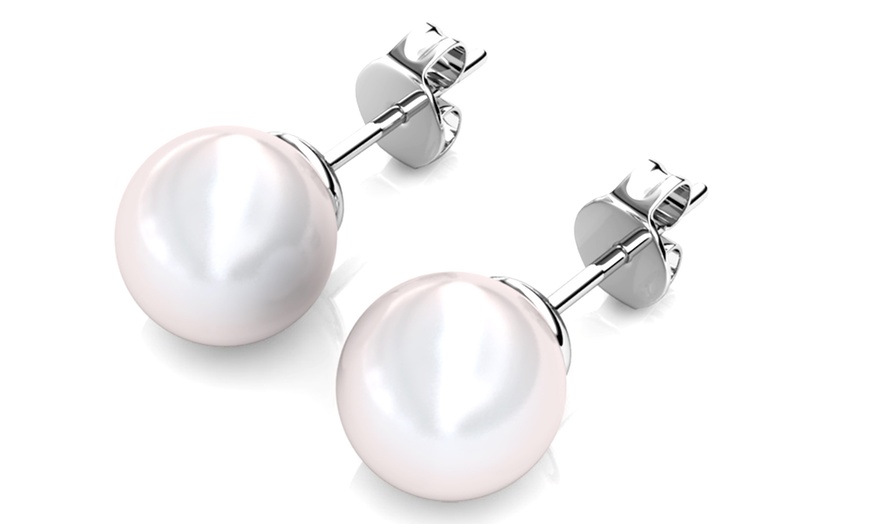 Image 28: 1, 2, 3 of 4 sieradensets met Oostenrijkse kristallen of parels