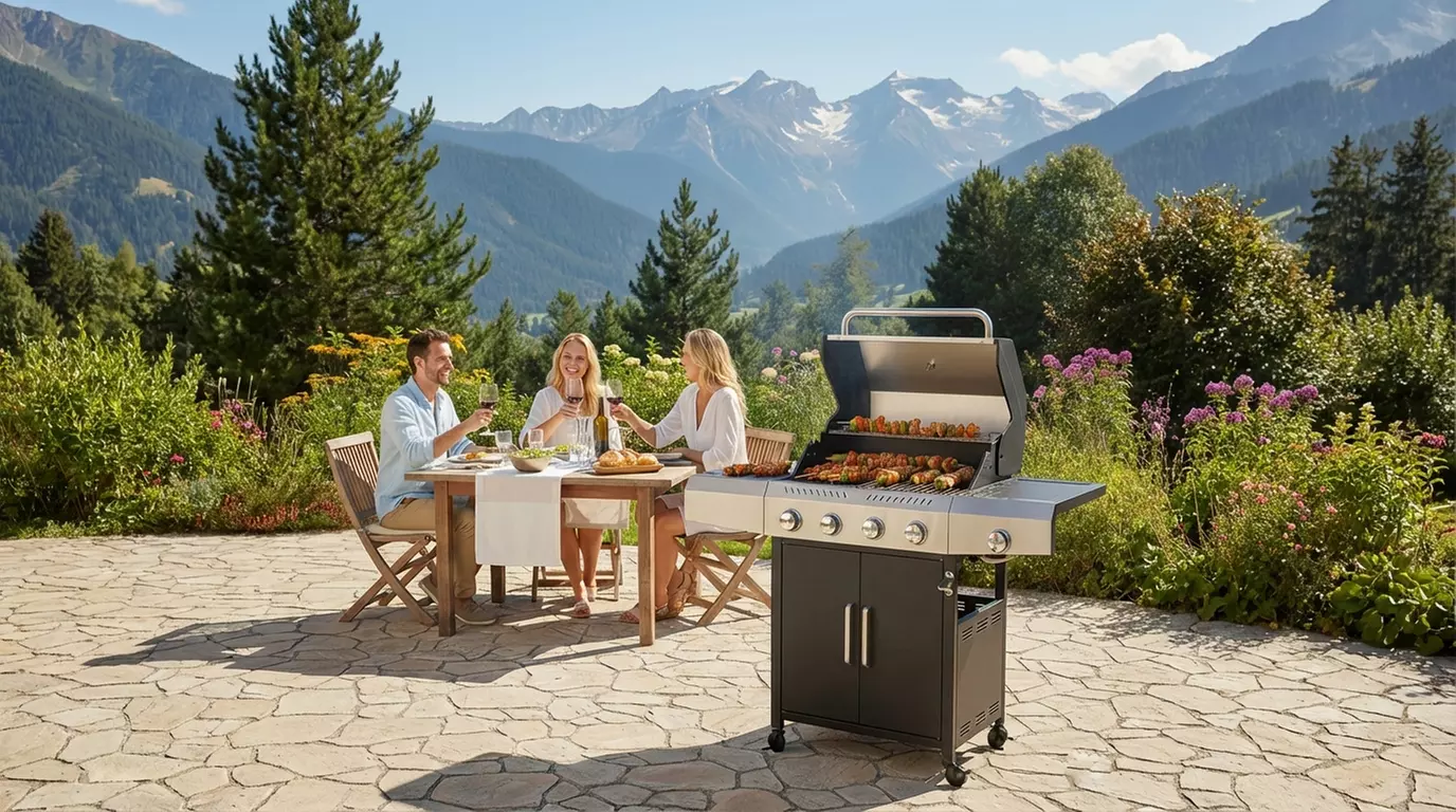 Barbecue a gas professionale da 13 kW