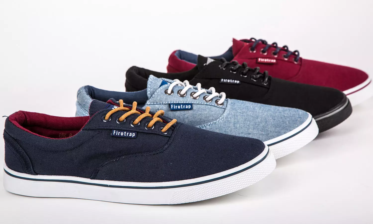 Firetrap Men's Murphy Canvas Shoes for £14.99 (63% Off) - Primary Image