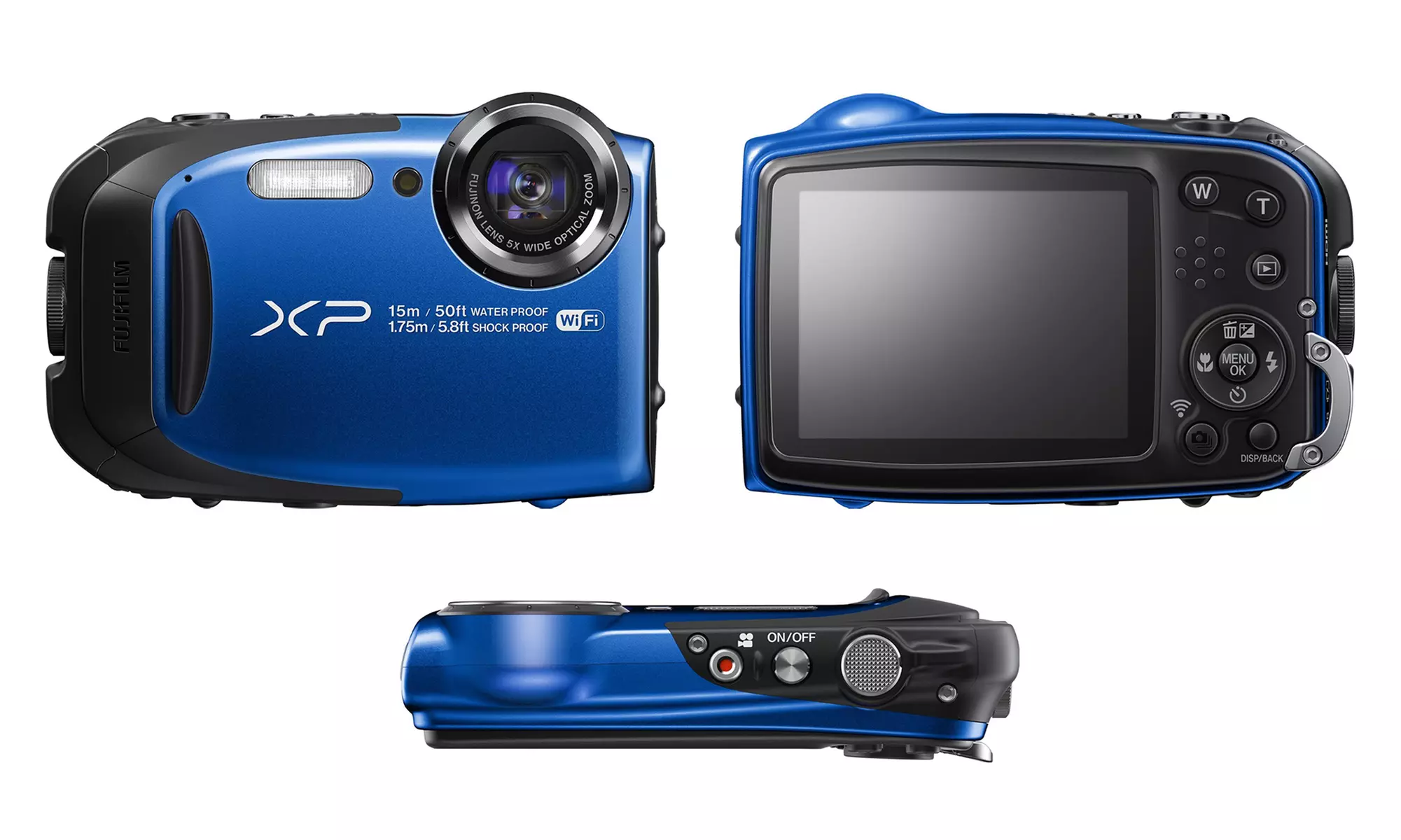 富士フイルム - 良品中古 FinePix XP80 ブルー  M222 Yahoo!オークション -「finepix xp80」の落札相場・落札価格
