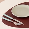 Image 9: Set van 4 elegante faux leren placemats