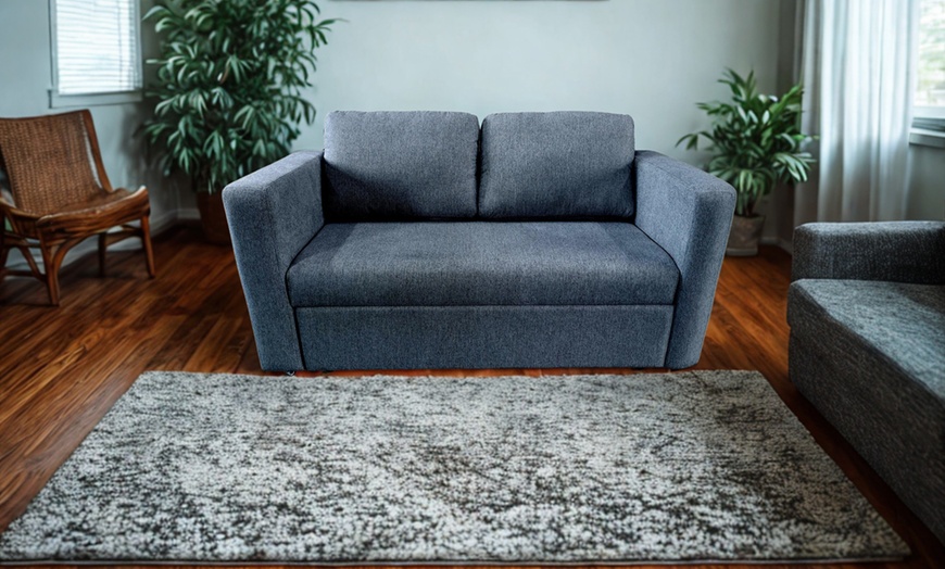 Image 1: DS Living Brenta Slide Store 2 Seater Sofa Bed 