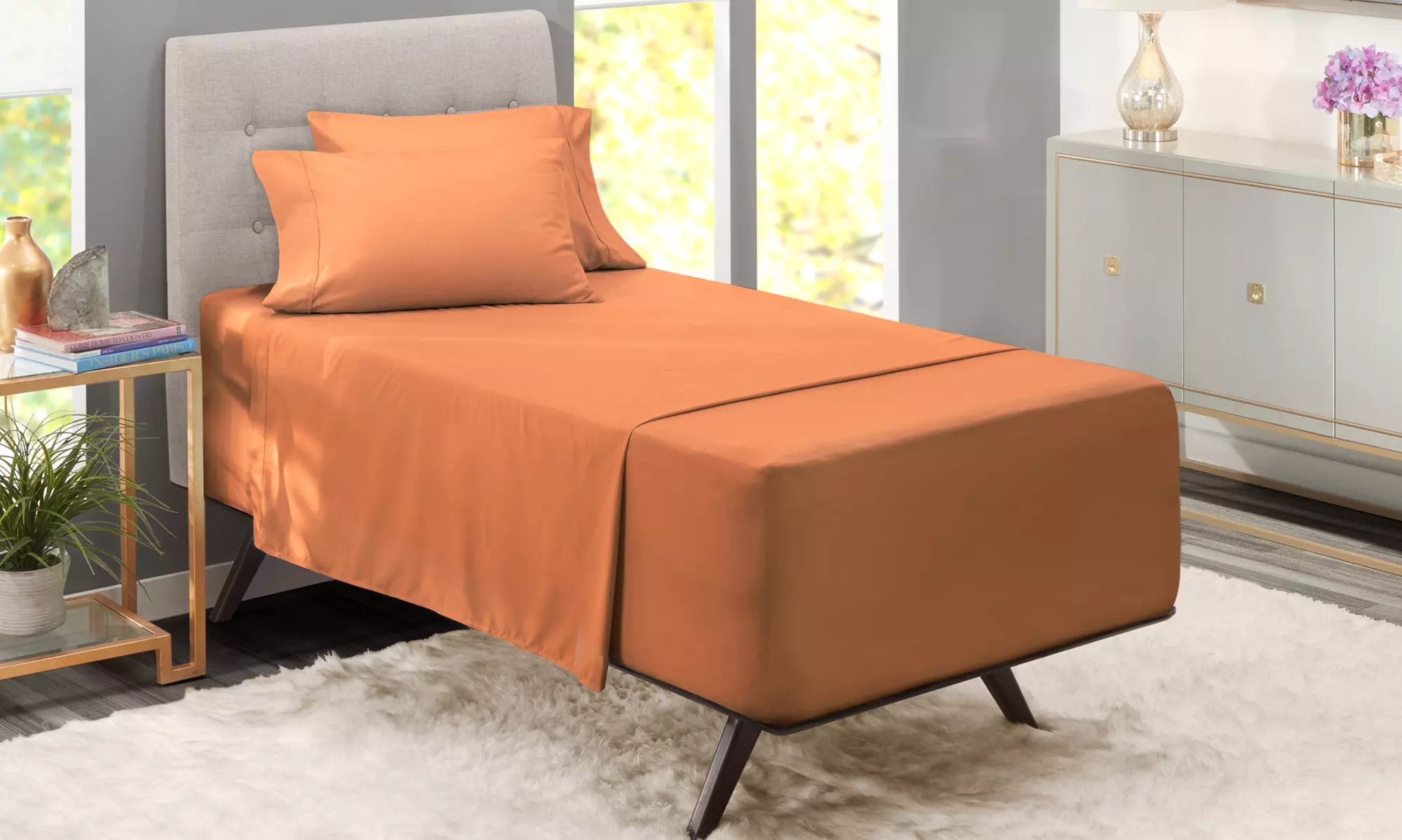 Nestl Extra Deep Pocket Sheets - 18-24 Inch Fitted Bed Sheet Set - 6 Piece