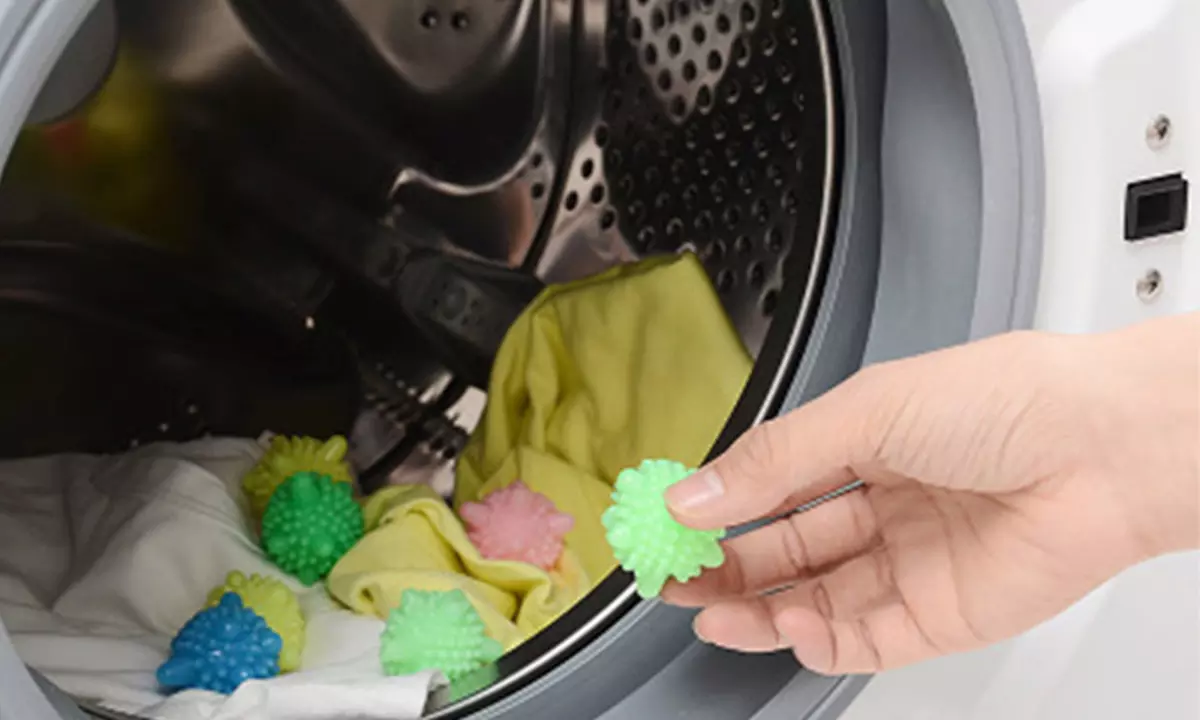 Pack of Ten PVC Laundry Balls