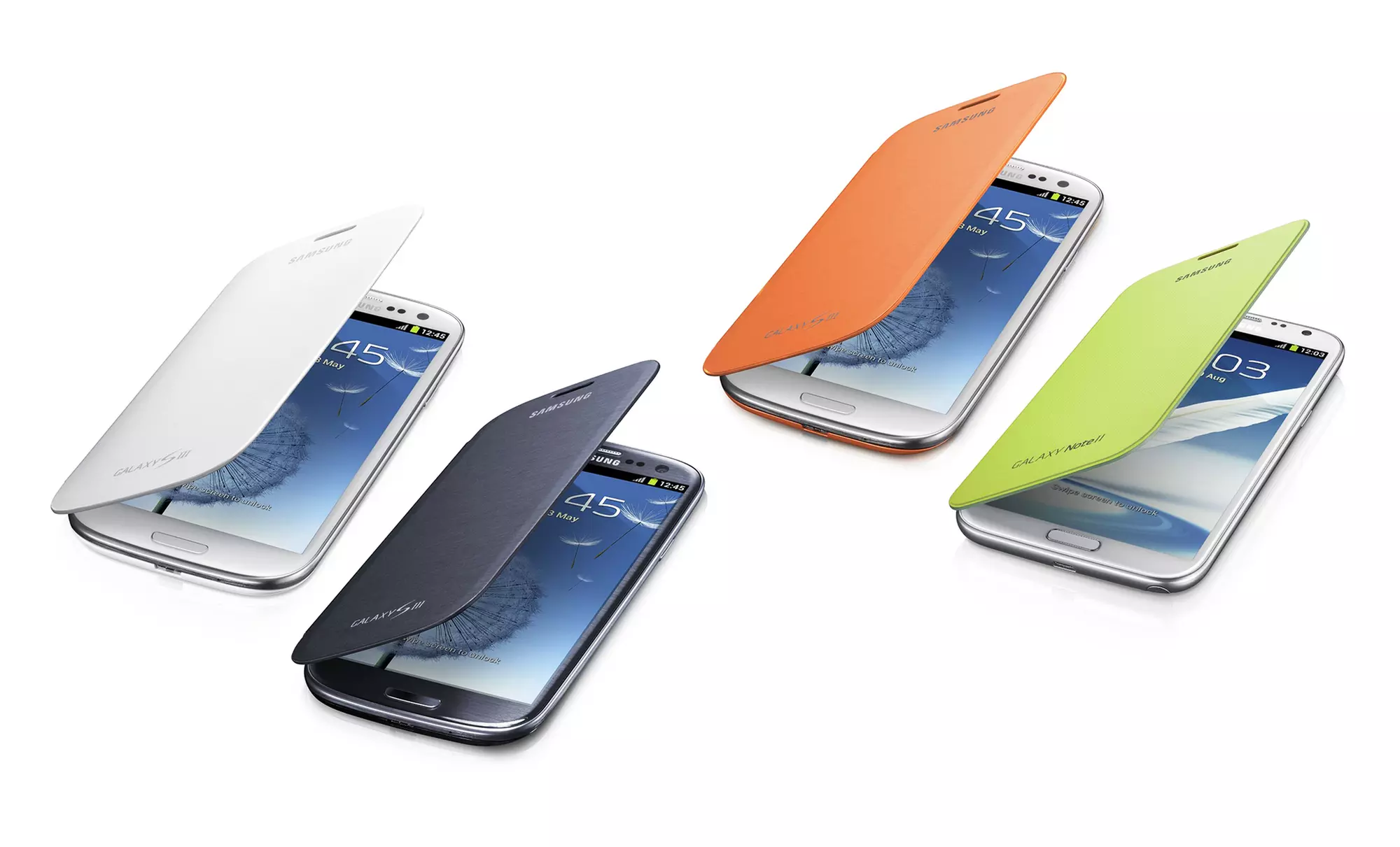 Samsung Galaxy Protective Flip Cover for S III, S IV, or Note II. Available from $7.99–$9.99. Free Returns. - Primary Image