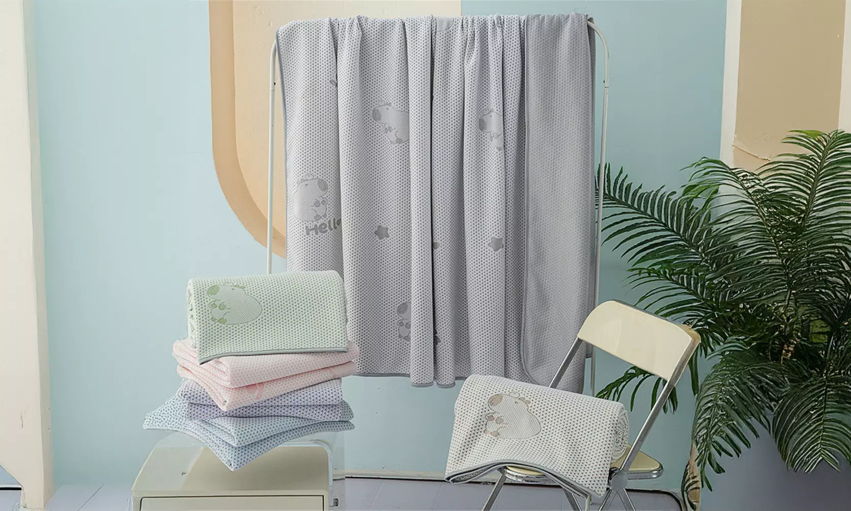 Summer Cooling Comforter with Premium Ocean Silk Fabric