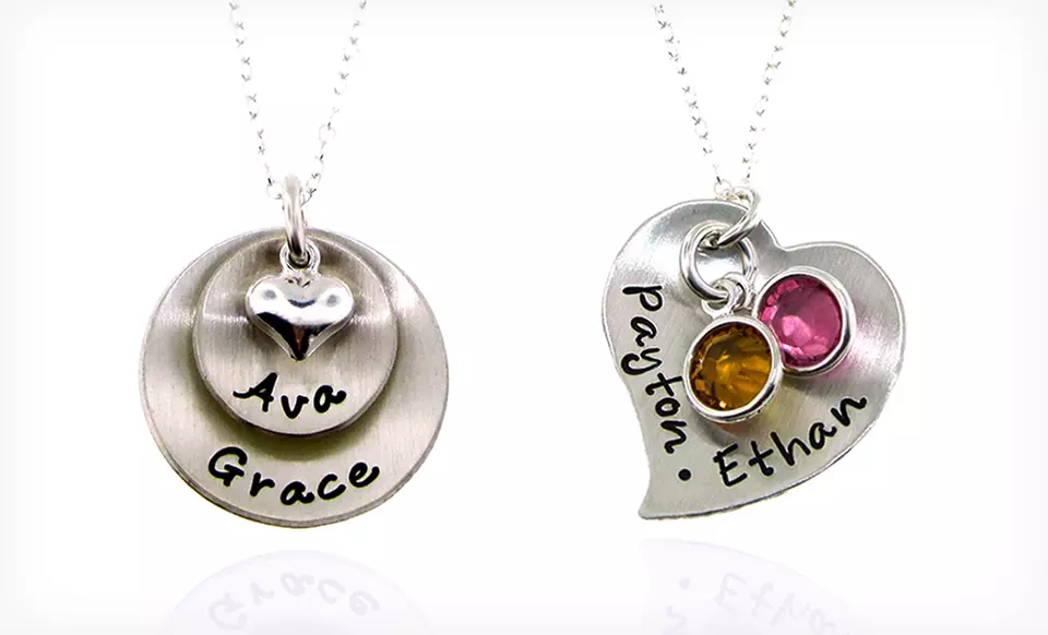 Customizable Jewelry from AJ's Collection (Up to 51% Off). Multiple Designs Available. Free Shipping. - Primary Image