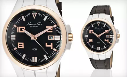 $45 for a Kenneth Cole NY Men's Watch (Up to $95 List Price). Multiple Styles Available. Shipping Included. - Primary Image
