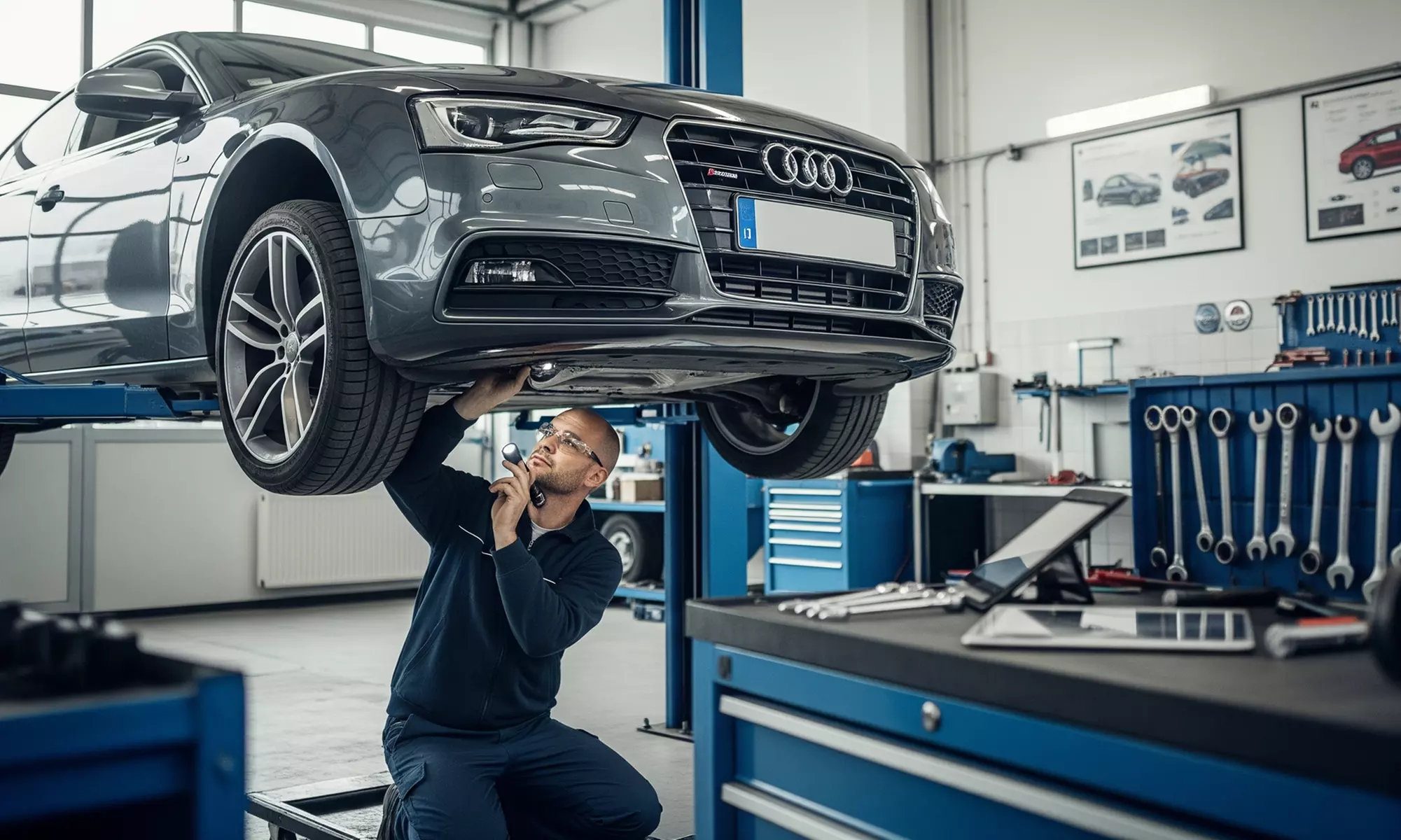 Kleine oder große Auto-Inspektion inkl. Öl- und Filterwechsel für 1 PKW (bis zu 49% sparen) - Primary Image