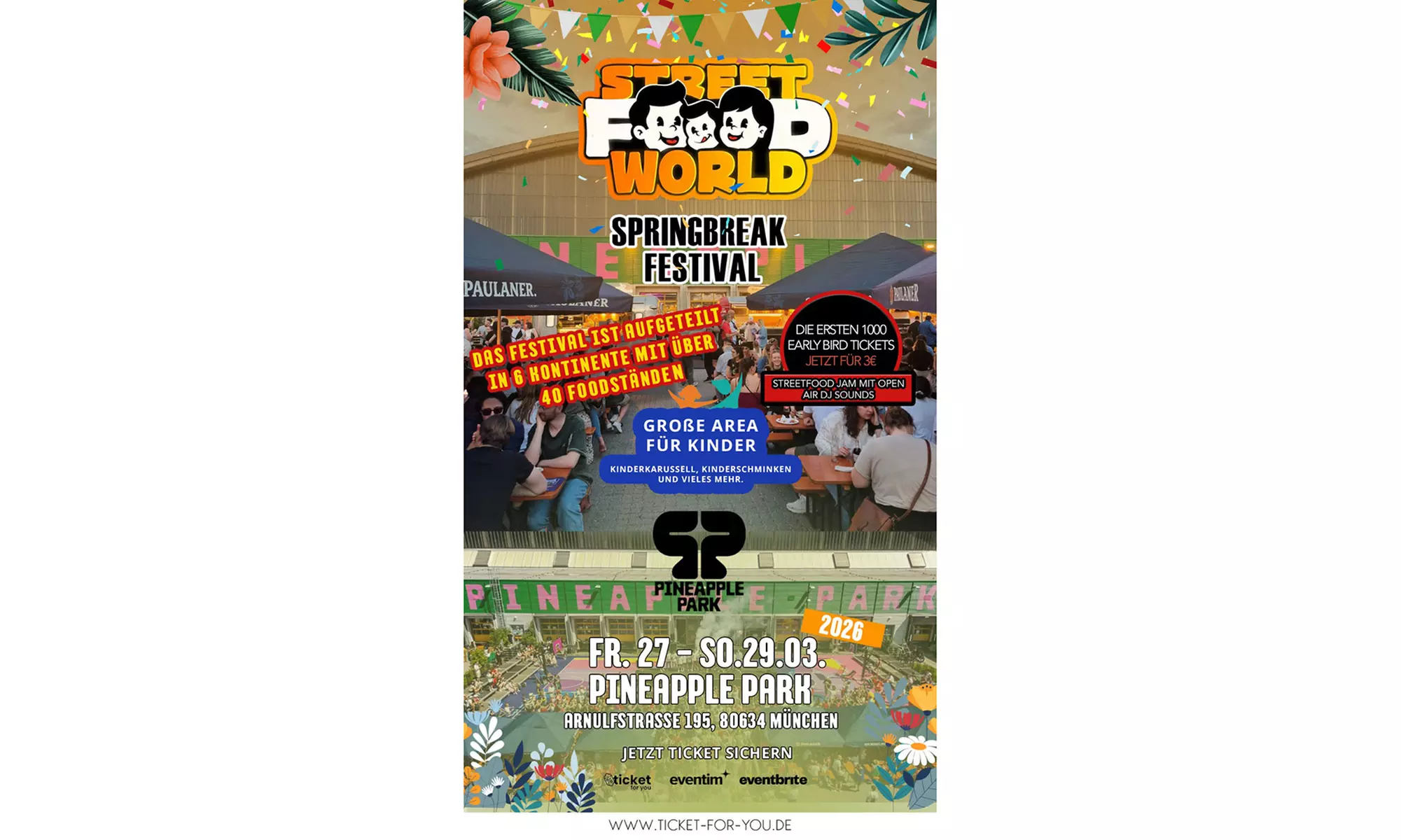 Streetfood World – Springbreak Festival 2026 vom 27.03. – 29.03.26