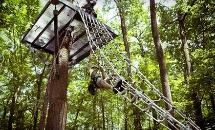 Zipline Canopy Tour for One or Two at Spring Mountain Adventures (Up to 53% Off). Four Options Available. - Primary Image
