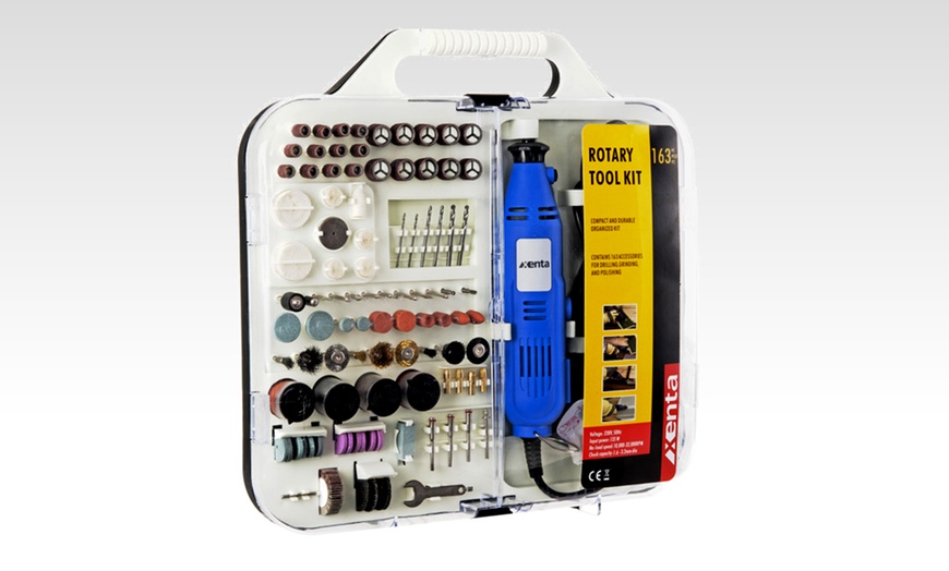 Image 2: 163-Piece Rotary Tool Kit