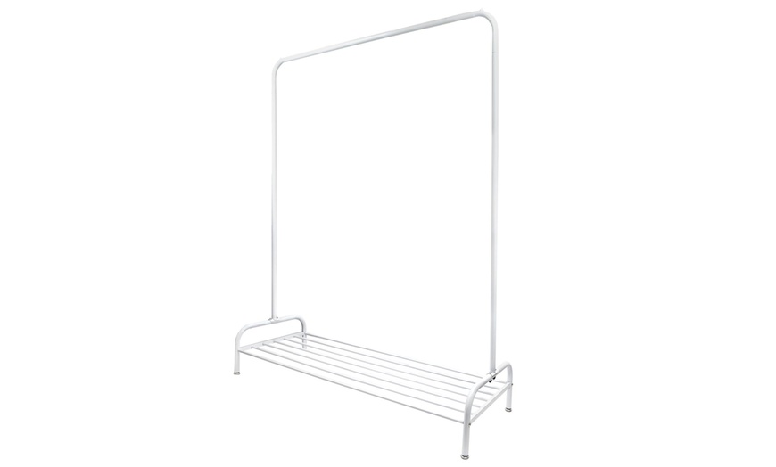 Image 5: Metal Clothes Rail