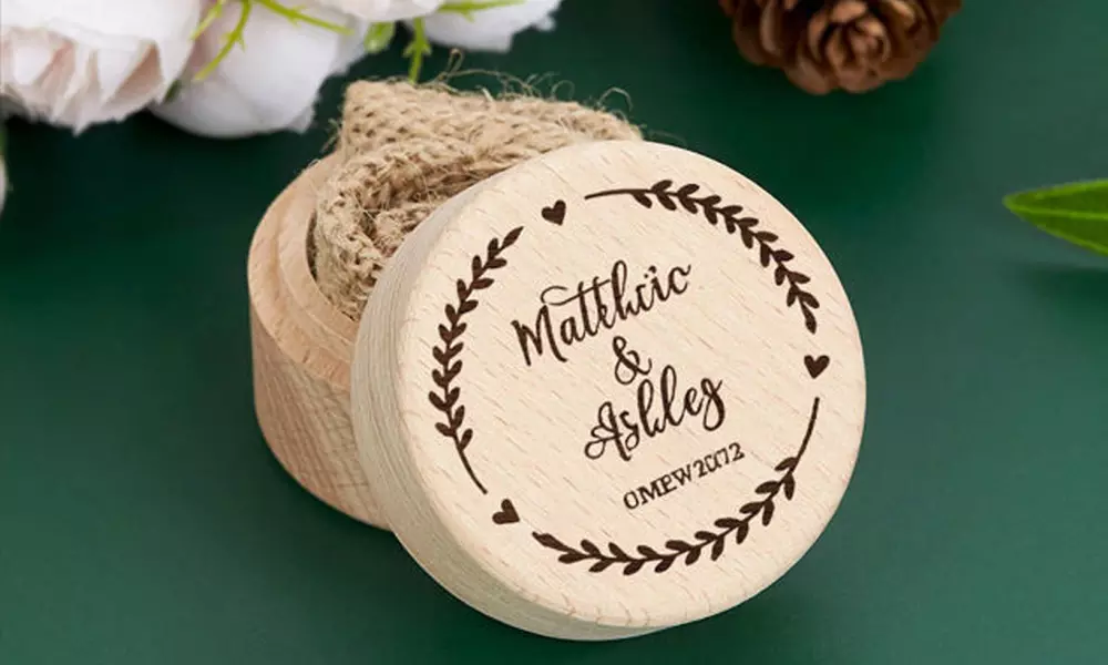 Capture the “Yes, I do!” moment in a Custom Ring Box, just for you!