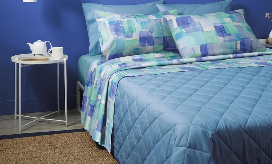 Image 15: Completo letto matrimoniale 100% cotone di Bassetti