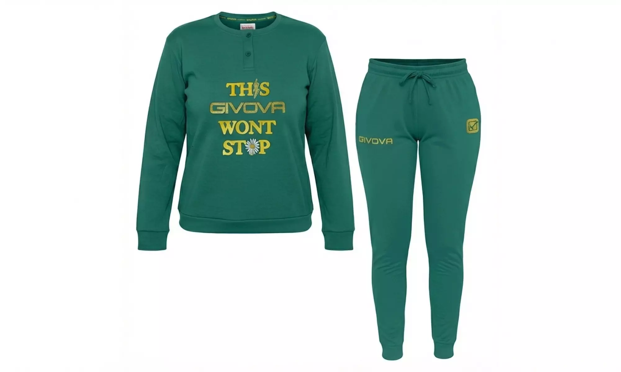 Pigiama da donna Givova in cotone