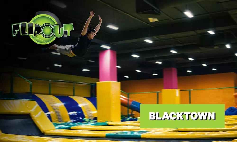 One or Two-Hour Trampoline Entry at Flip Out Blacktown (Up to 22% Off) - Primary Image