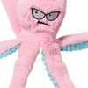 Image 6: Plush Squeaky Octopus Dog Toy