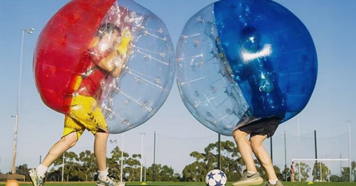 Bounce, Roll & Score: Bubble Soccer Game Experience For One Or Two Bounce, Roll & Score: Bubble Soccer Game Experience For One Or Two
