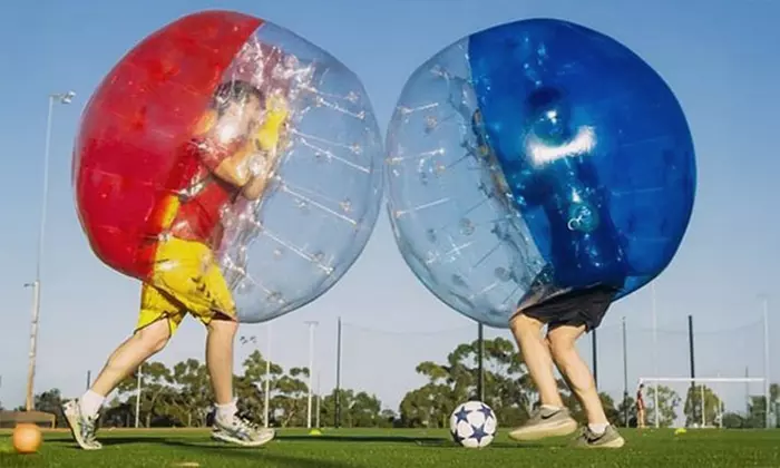 Bounce, Roll & Score: Bubble Soccer Game Experience for One or Two