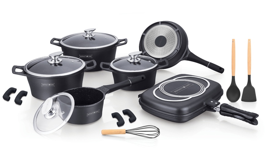 Image 19: Batterie de cuisine 17 pièces en aluminium de Royalty Line