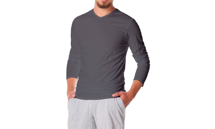 Image 2: Pack de 5 t-shirts pour homme modèle Carter