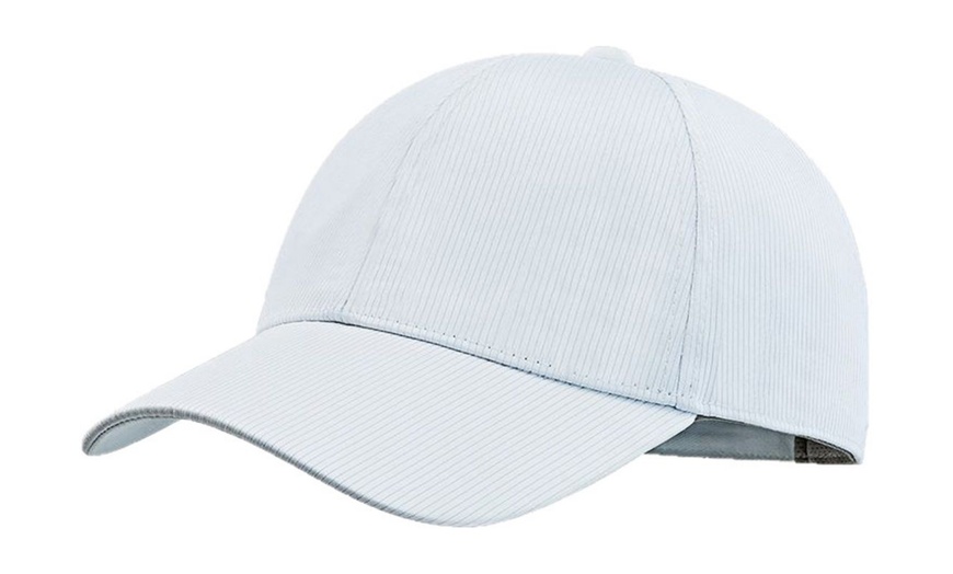 Image 3: LED Fiber Optic Light-Up Baseball Cap