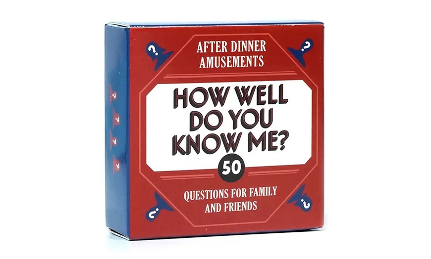 Image 9: One or Four Travel Card Games - Family Fun Questions and Riddles