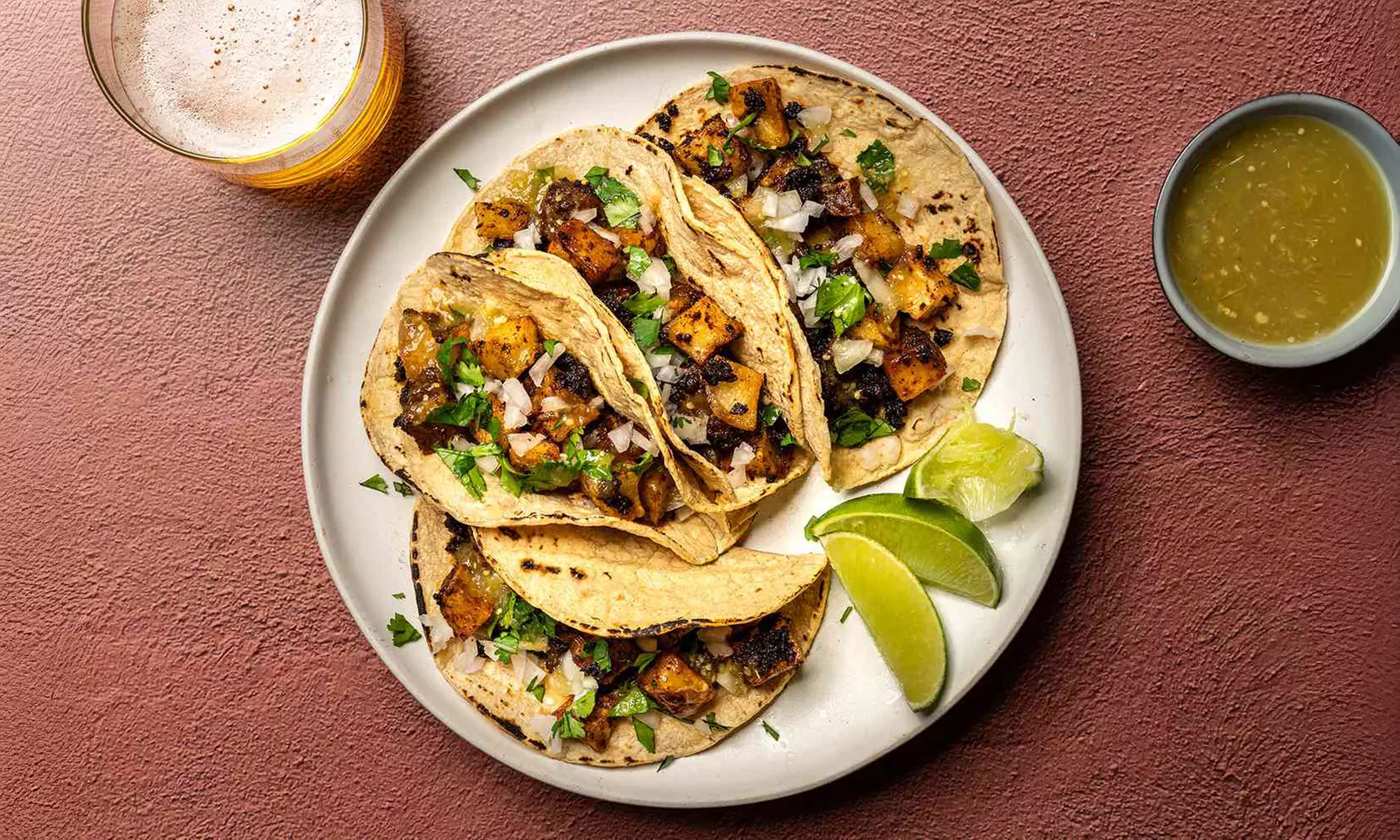 Delight in Taco and Drink Fiesta for 1, 2, 4 or 6 at Tasty Spuds