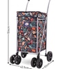 Image 16: Hoppa Lightweight Four or Six Wheel Folding Shopping Trolley