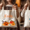 Image 7: Personalisierbarer Sammel-Korb oder Tasche im Halloween-Design