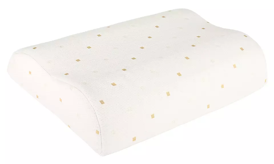 Almohada de látex natural ergonómica de firmeza media de Pikolin Home - Primary Image