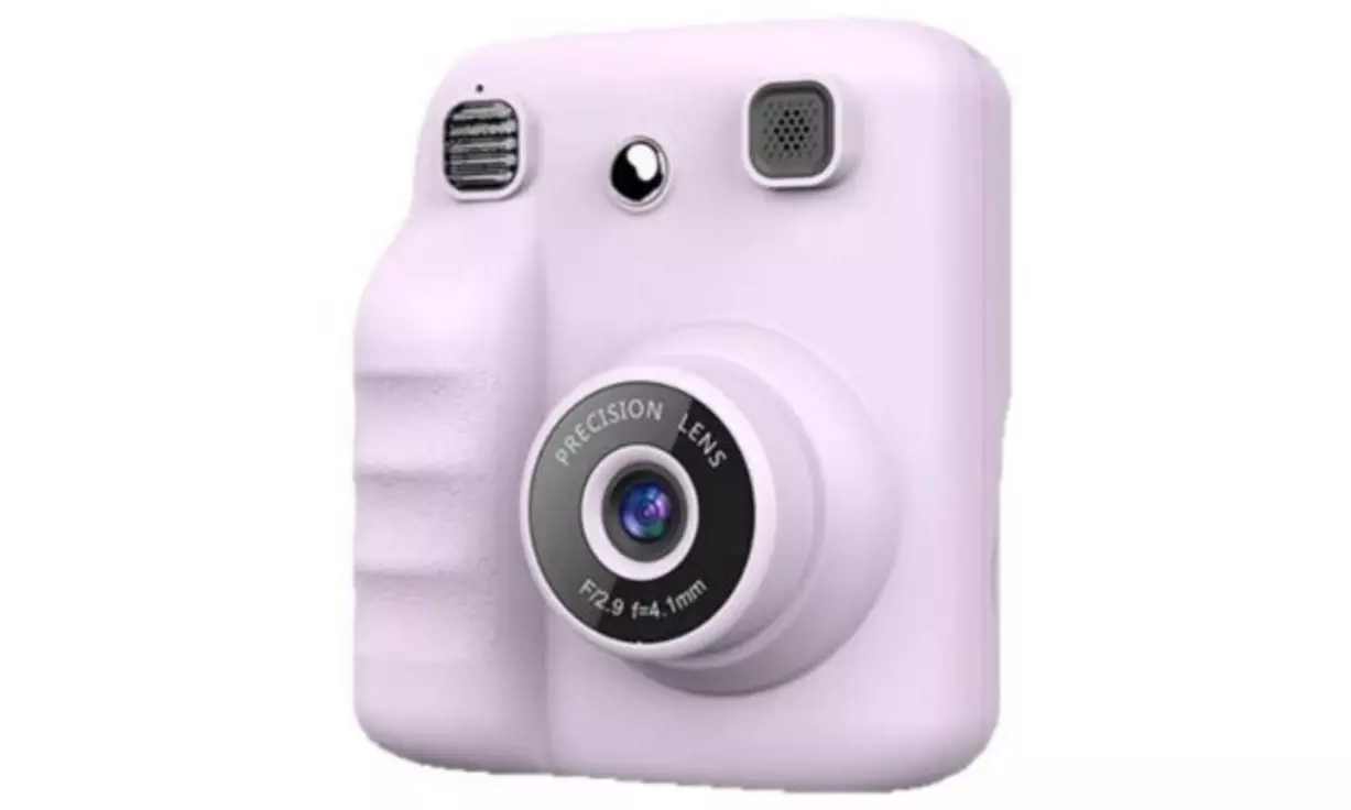 Kids Polaroid Cameras, Assorted Colours with Memory Card and Paper