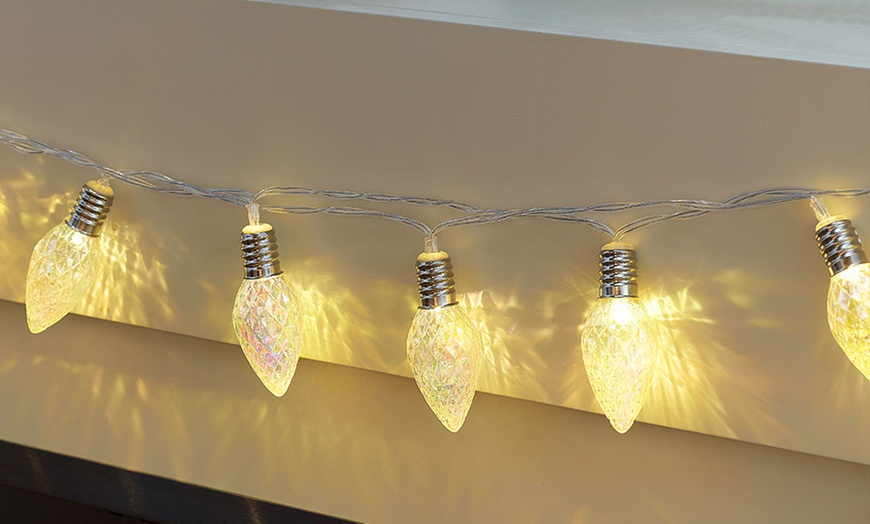 Image 2: Candle Bulb String LED Lights