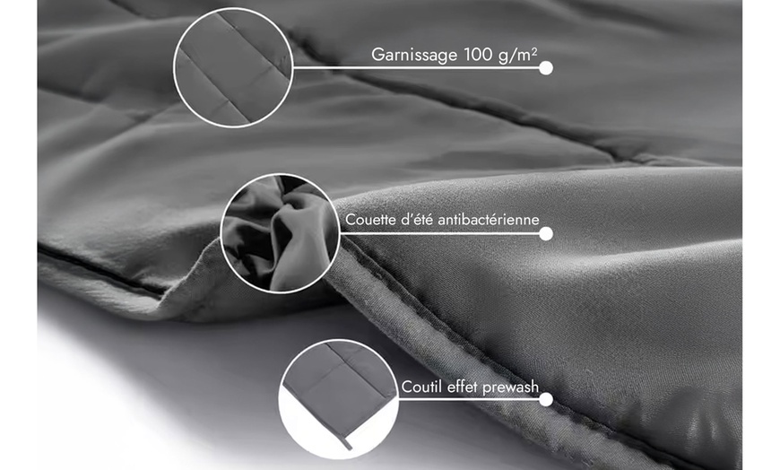 Image 6: Couette légère de Sampur en 100 % microfibre