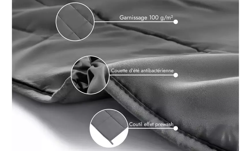 Image 6: Couette légère de Sampur en 100 % microfibre