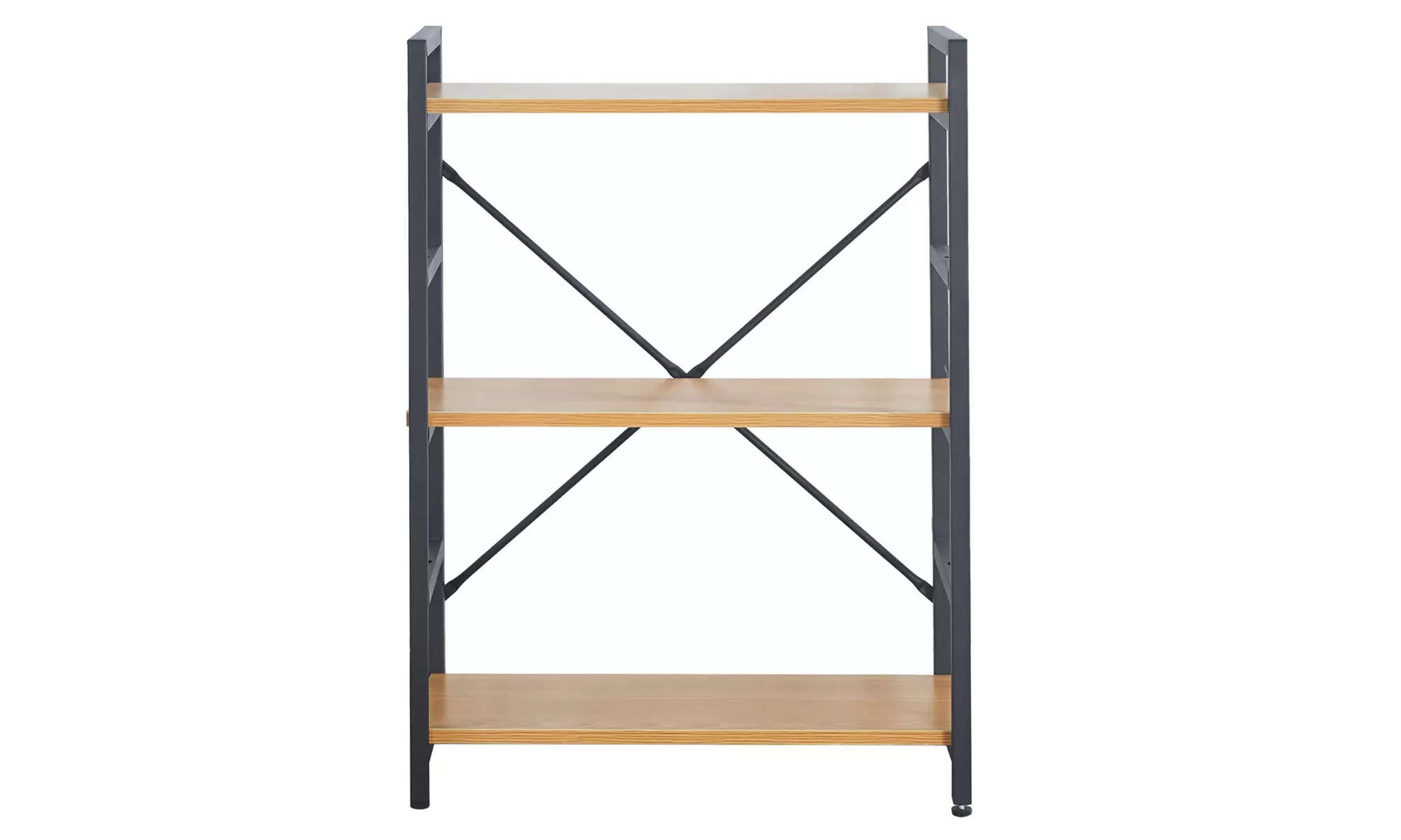 Étagère industrielle bois & acier, Sampur