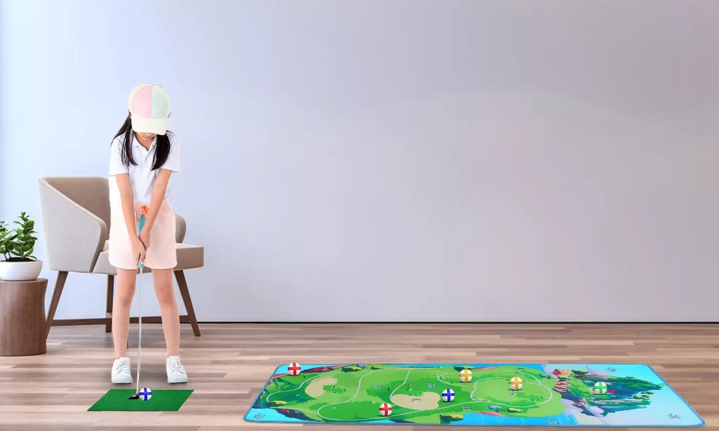 iMounTEK Golf Chipping Game Set for Indoor & Outdoor Practice and Fun