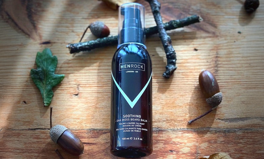 Image 1: Men Rock Beard Balm Oak Moss 100ml