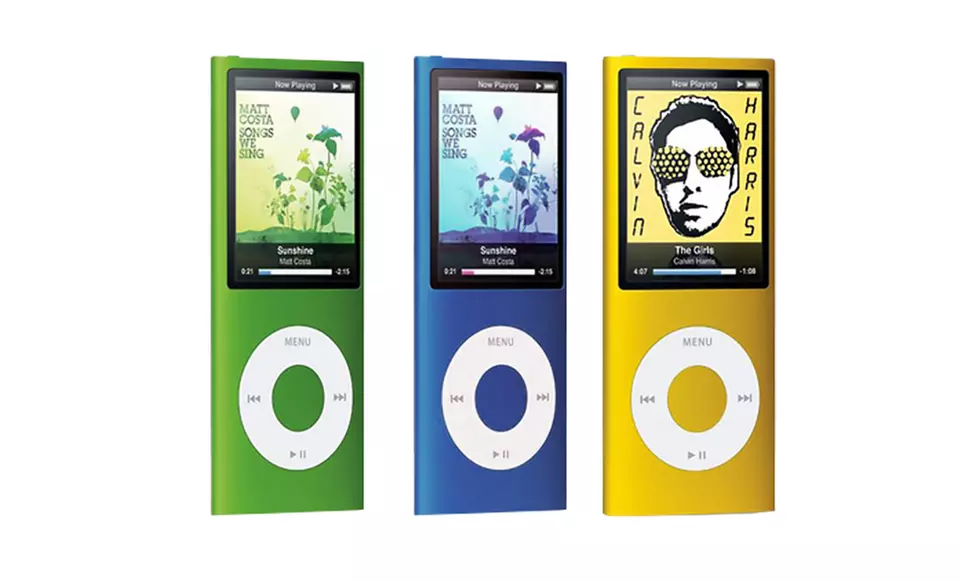 8GB or 16GB iPod Nano 4th Generation (Refurbished). Multiple Colors Available. - Second Medium