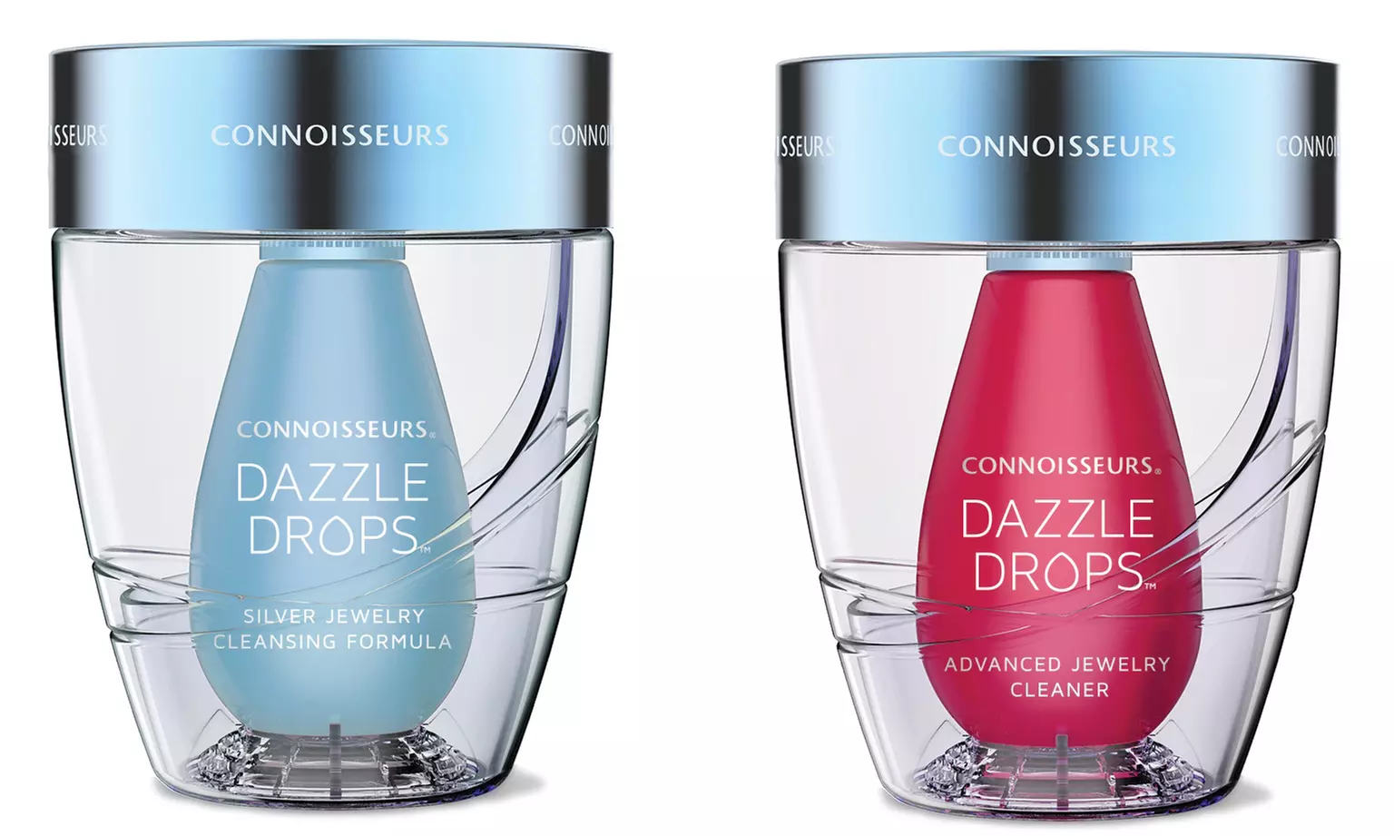 Dazzle Drops Jewelry Cleanser Set with Advanced and Silver Formulas (2-Piece) - Primary Image