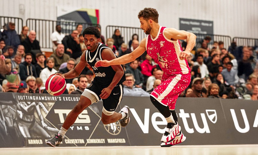 Image 3:  Nottingham Hoods Basketball – Ticket + Hot Dog, Popcorn & Drink