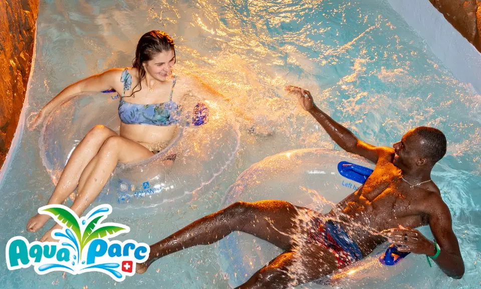 Entrée journée à Aquaparc en Suisse: toboggans géants et vagues