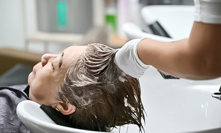 Image 3: Indulge in Blow dry, Scalp Message, Hydration, Coffee Scrub, & More 