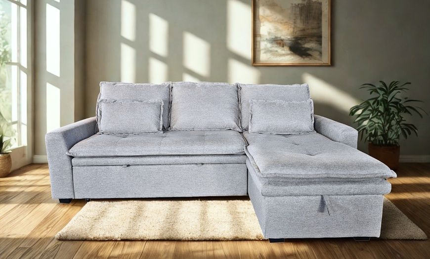 Image 12: Lucca 3 Seater Storage Sofa