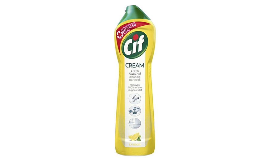 Image 6: Cif Cleaner 500ml, Domestos Bleach 2L and Splesh 72 Toilet Roll